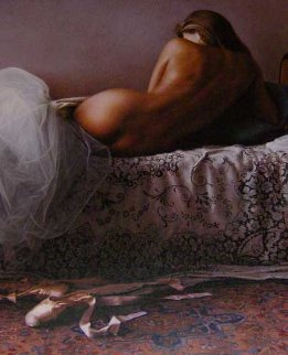 Satin Slippers, with Remarque Limited Edition Print - Douglas Hofmann