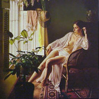 La Femme En Bleu 1998 Limited Edition Print - Douglas Hofmann