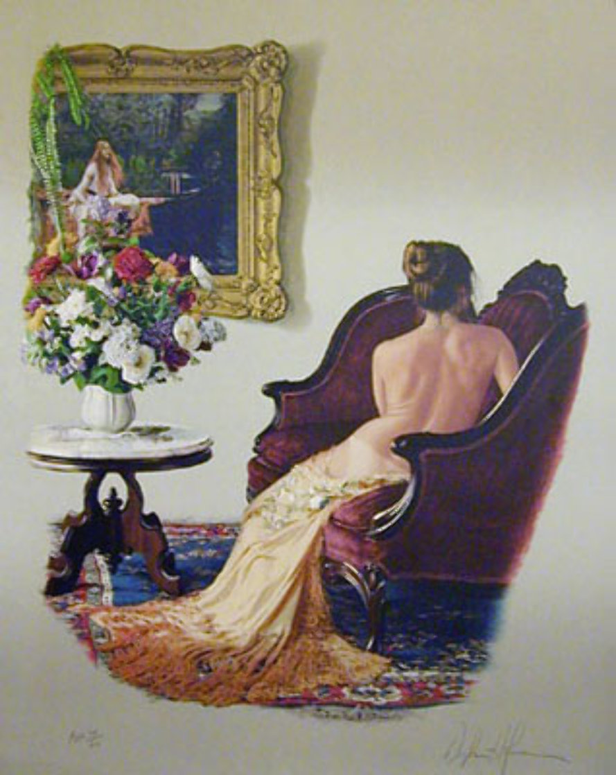Lady of Shallot 1988 Limited Edition Print by Douglas Hofmann Lady of Shallot 1988 Limited Edition Print by Douglas Hofmann