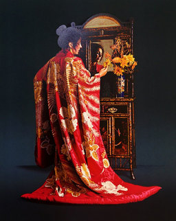 Red Kimono 1983 Limited Edition Print - Douglas Hofmann Red Kimono 1983 Limited Edition Print - Douglas Hofmann