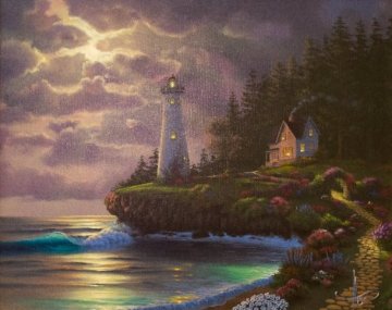 Returning Home 1999 26x30 Original Painting - John Al Hogue Returning Home 1999 26x30 Original Painting - John Al Hogue