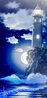 Sentinel 2002 - Framed Giclee on Canvas - Huge - Signed Twice - Lighthouse Limited Edition Print by John Al Hogue - 2 Sentinel 2002 - Framed Giclee on Canvas - Huge - Signed Twice - Lighthouse Limited Edition Print by John Al Hogue - 2