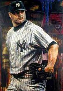 Roger Clemens AP 2003 Embellished Limited Edition Print - Stephen Holland Roger Clemens AP 2003 Embellished Limited Edition Print - Stephen Holland