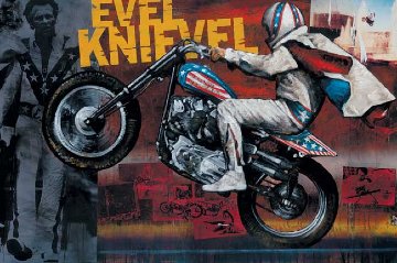 Evel Knievel 2007 Limited Edition Print - Stephen Holland