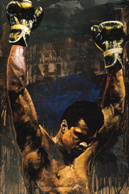 Ali Triumph Embellished - HS by Ali Limited Edition Print by Stephen Holland