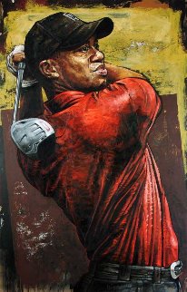 Tiger Woods Driver 2004 Super Huge Limited Edition Print - Stephen Holland Tiger Woods Driver 2004 Super Huge Limited Edition Print - Stephen Holland