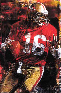 Joe Montana 2000 Embellished Limited Edition Print - Stephen Holland Joe Montana 2000 Embellished Limited Edition Print - Stephen Holland