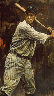 Lou Gehrig 2004 Embellished Limited Edition Print - Stephen Holland Lou Gehrig 2004 Embellished Limited Edition Print - Stephen Holland