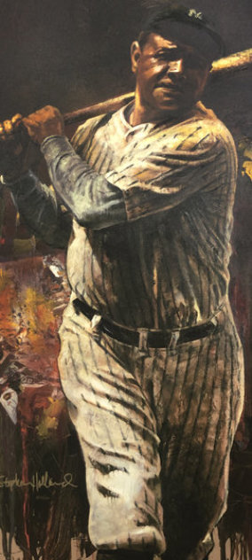 Babe Ruth AP  2004   Embellished - Huge Limited Edition Print by Stephen Holland