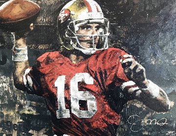Joe Montana Memories 2000 Limited Edition Print - Stephen Holland Joe Montana Memories 2000 Limited Edition Print - Stephen Holland