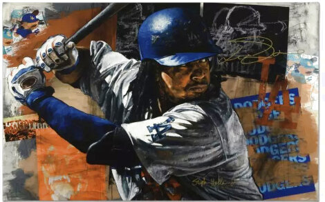 Manny Ramirez HS by Manny - Baseball Limited Edition Print - Stephen Holland