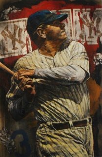 Babe Ruth Embellished 2006 Limited Edition Print - Stephen Holland
