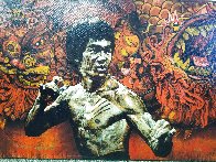 Bruce Lee 2005 Embellished Limited Edition Print by Stephen Holland - 1 Bruce Lee 2005 Embellished Limited Edition Print by Stephen Holland - 1