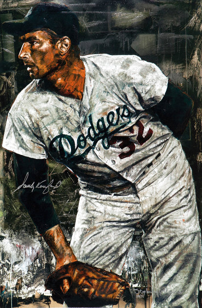 Sandy Koufax No Hitter HS by Sandy 2004 - Huge Limited Edition Print by Stephen Holland