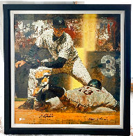 Derek Jeter Making the Tag PP 2003 Limited Edition Print by Stephen Holland - 1