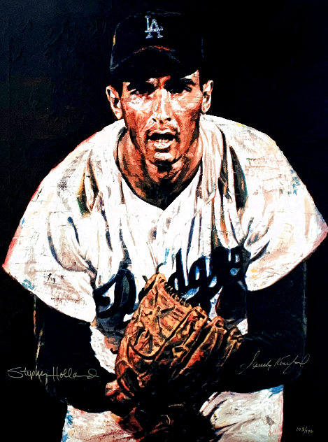 Stare (Sandy Koufax) 2007  - Huge- HS Koufax Limited Edition Print by Stephen Holland