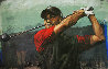 Tiger Woods Tee Off AP 2006 HS Tiger Embellished Limited Edition Print by Stephen Holland - 0 Tiger Woods Tee Off AP 2006 HS Tiger Embellished Limited Edition Print by Stephen Holland - 0