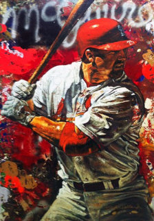 Mark McGwire 2005 Embellished Limited Edition Print - Stephen Holland Mark McGwire 2005 Embellished Limited Edition Print - Stephen Holland