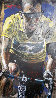 Tour De France: Lance Armstrong 2006 40x22 - Huge Original Painting by Stephen Holland - 0