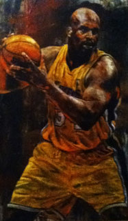 Shaq 46x28 Original Painting - Stephen Holland Shaq 46x28 Original Painting - Stephen Holland