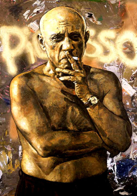 Picasso 2005 Embellished - Huge Limited Edition Print by Stephen Holland