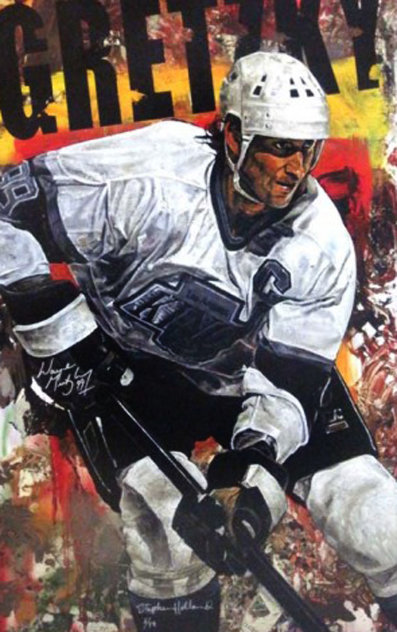 Gretzky - Great One (Double Signed) HS By Gretsky Limited Edition Print by Stephen Holland