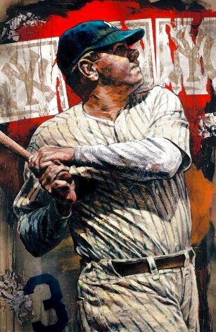 Babe Ruth Bambino 2006 Embellished - Huge Limited Edition Print - Stephen Holland