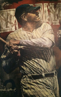 Babe Ruth Bambino 2006 Embellished Limited Edition Print - Stephen Holland Babe Ruth Bambino 2006 Embellished Limited Edition Print - Stephen Holland
