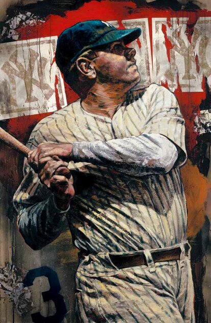 Bambino 2005 - Framed Embellished Giclee on Canvas  - Huge Limited Edition Print by Stephen Holland