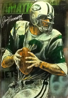 Joe Namath Embellished Limited Edition Print - Stephen Holland Joe Namath Embellished Limited Edition Print - Stephen Holland