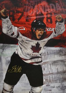 Sidney Crosby 2010 HS by Player Limited Edition Print - Stephen Holland