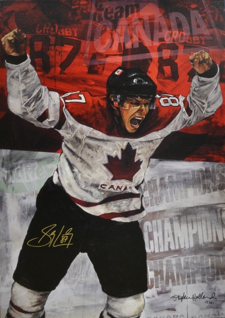 Sidney Crosby 2010 HS by Player Limited Edition Print by Stephen Holland