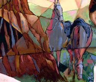 Just Us Two 2018 29x23 Original Painting by John Holyfield - 3 Just Us Two 2018 29x23 Original Painting by John Holyfield - 3
