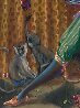Blackamoor With Monkeys 2015 40x30 Original Painting by John Holyfield - 2 Blackamoor With Monkeys 2015 40x30 Original Painting by John Holyfield - 2