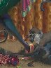 Blackamoor With Monkeys 2015 40x30 Original Painting by John Holyfield - 3 Blackamoor With Monkeys 2015 40x30 Original Painting by John Holyfield - 3