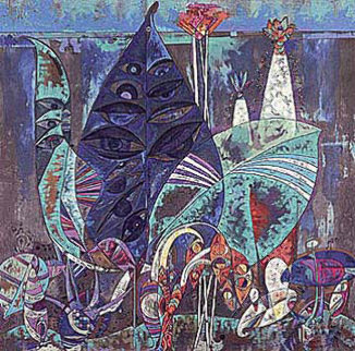 Eyes of the Jungle 1990 Limited Edition Print - Lu Hong Eyes of the Jungle 1990 Limited Edition Print - Lu Hong