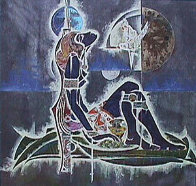 Blue Love 1991 Limited Edition Print by Lu Hong - 0 Blue Love 1991 Limited Edition Print by Lu Hong - 0