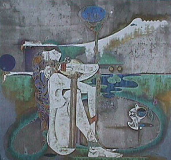 Mystery Of A Secret 1991 Limited Edition Print by Lu Hong Mystery Of A Secret 1991 Limited Edition Print by Lu Hong