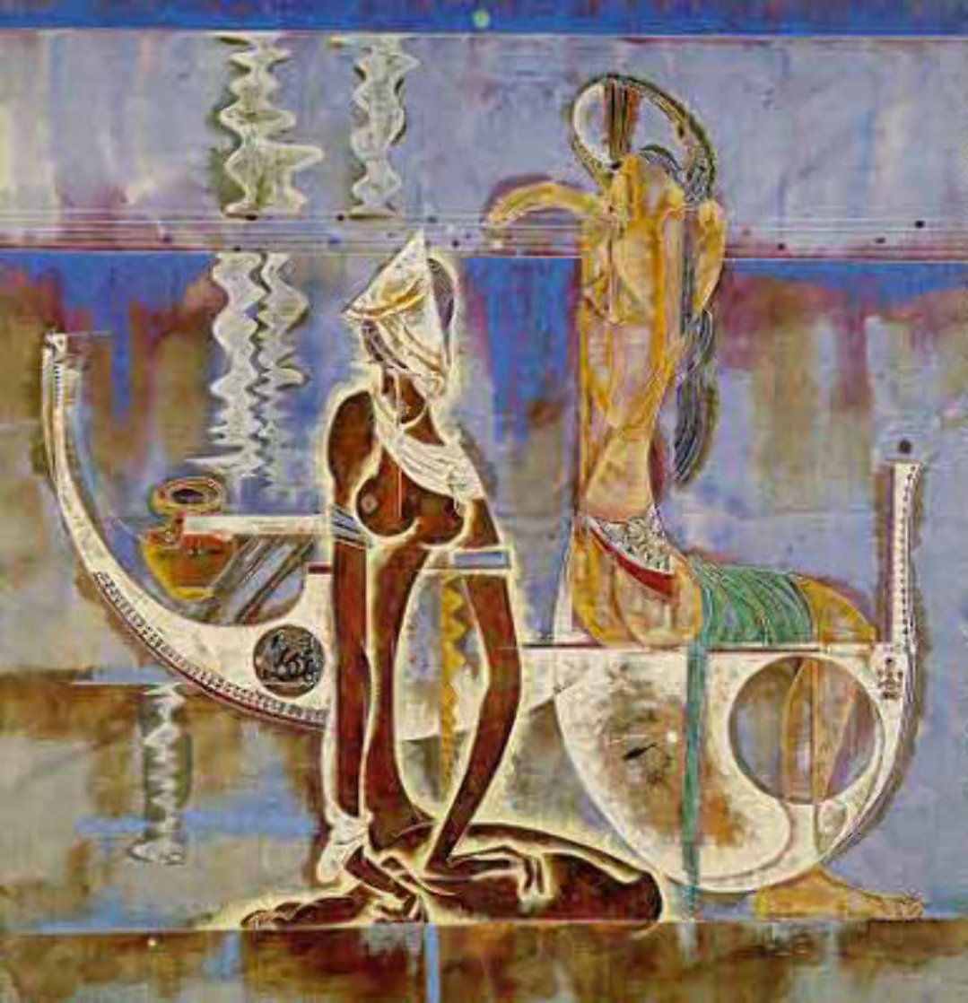 Rhyme of the Sea AP 1988 Limited Edition Print by Lu Hong Rhyme of the Sea AP 1988 Limited Edition Print by Lu Hong
