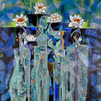 Lotus AP 1990 Limited Edition Print - Lu Hong Lotus AP 1990 Limited Edition Print - Lu Hong