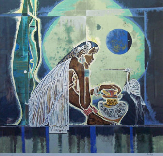 Muse 1988 Limited Edition Print - Lu Hong Muse 1988 Limited Edition Print - Lu Hong