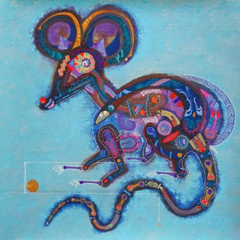 Zodiac: Rat 2009 Limited Edition Print - Lu Hong