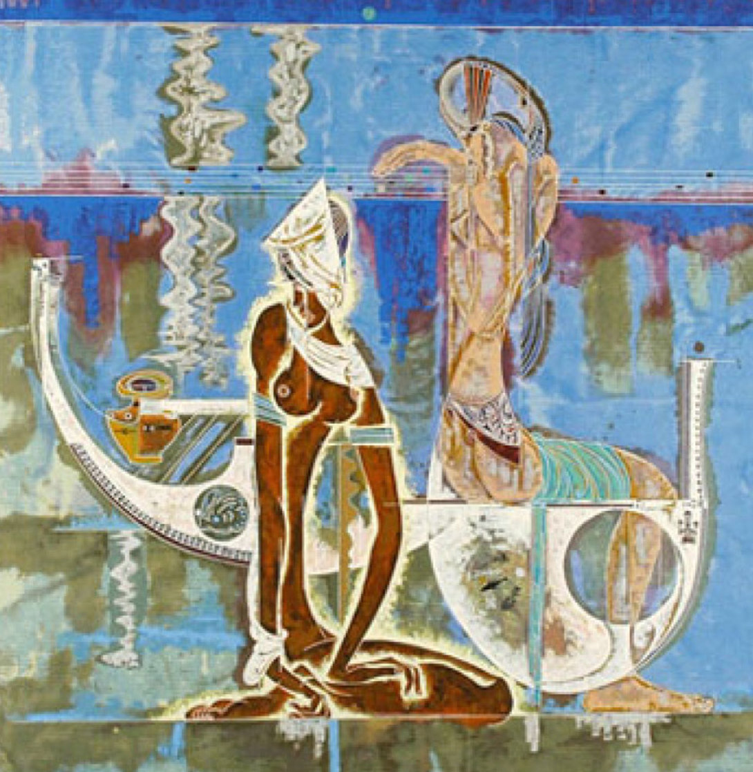 Rhyme of Sea AP 1988 Limited Edition Print by Lu Hong Rhyme of Sea AP 1988 Limited Edition Print by Lu Hong