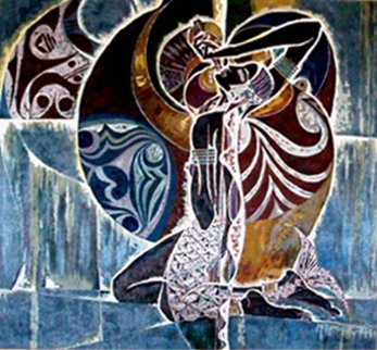 Expectation of a Mermaid AP 1988 Limited Edition Print - Lu Hong Expectation of a Mermaid AP 1988 Limited Edition Print - Lu Hong
