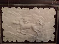 Horse Cast Paper Sculpture 43x58 Huge Limited Edition Print by Rance Hood - 1 Horse Cast Paper Sculpture 43x58 Huge Limited Edition Print by Rance Hood - 1