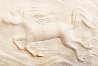 Horse Cast Paper Sculpture  43x58 Huge Limited Edition Print by Rance Hood - 1