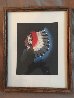 Comanche Chief 1972 9x7 Original Painting by Rance Hood - 1