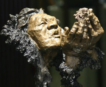 Firestarter Bronze Sculpture 1994 13 in Sculpture - Mark Hopkins Firestarter Bronze Sculpture 1994 13 in Sculpture - Mark Hopkins