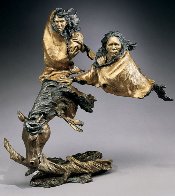 In Search of Peace Bronze Sculpture 1996 19 in Sculpture by Mark Hopkins - 0 In Search of Peace Bronze Sculpture 1996 19 in Sculpture by Mark Hopkins - 0