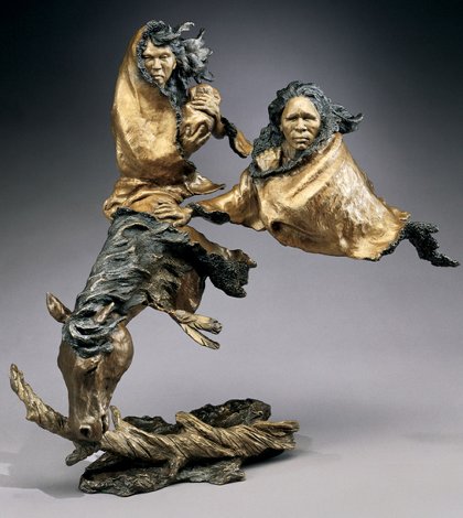 In Search of Peace Bronze Sculpture 1998 19 in Sculpture - Mark Hopkins